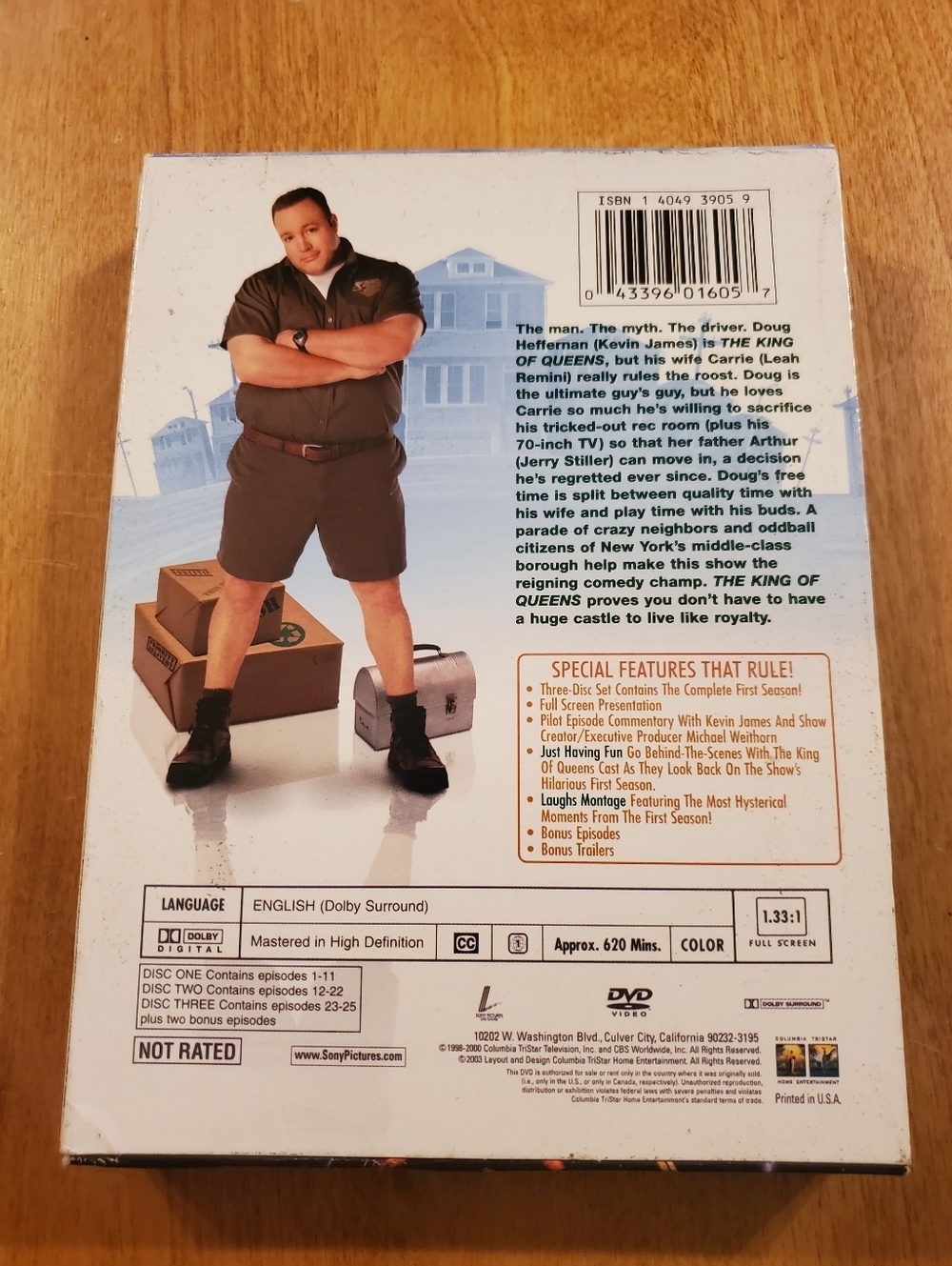 The King of Queens: Season 1 DVD Jerry Stiller Larry Romano Comedy Y2K - Picture 3 of 5